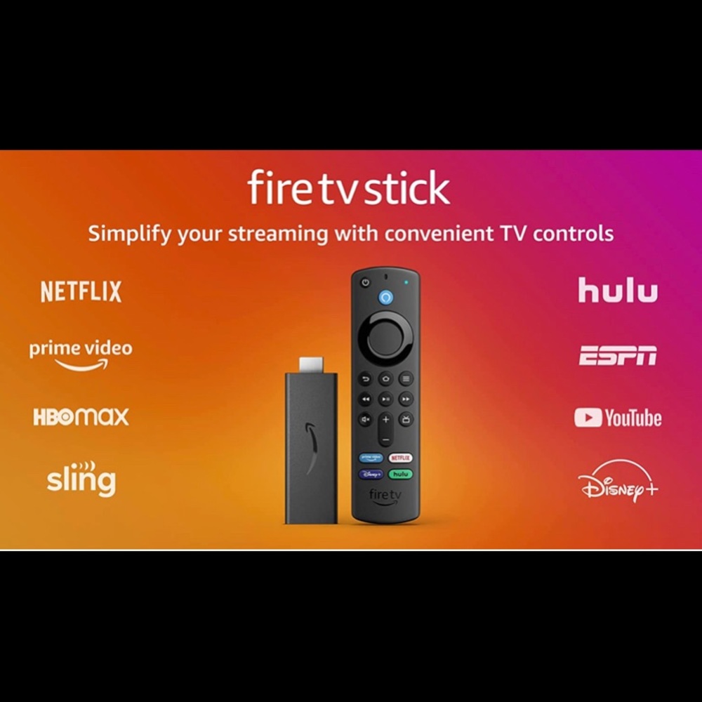 Fire TV Stick with Alexa Voice Remote includes TV controls HD streaming device